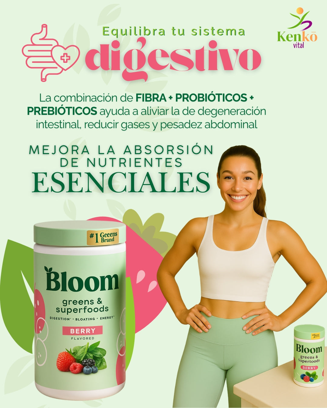 Bloom Greens | Superfoods para digestión y energía diaria