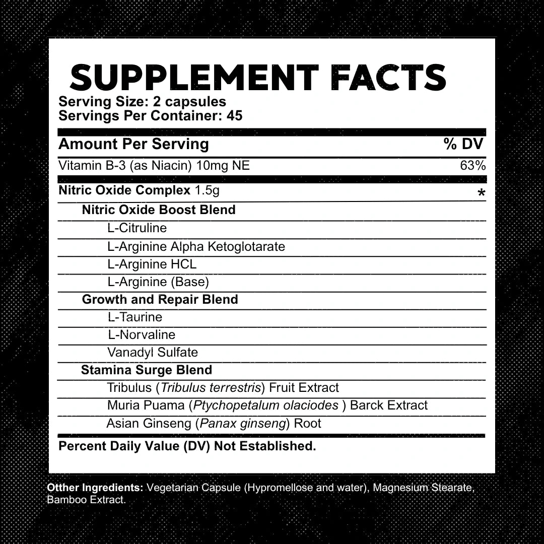 Nitric Oxide Booster | Suplemento para hombres